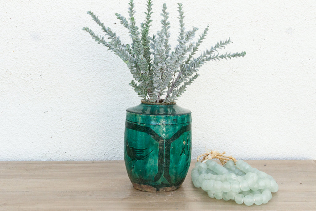 Jade Song Green Glazed Vase
