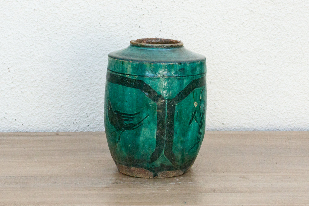 Jade Song Green Glazed Vase