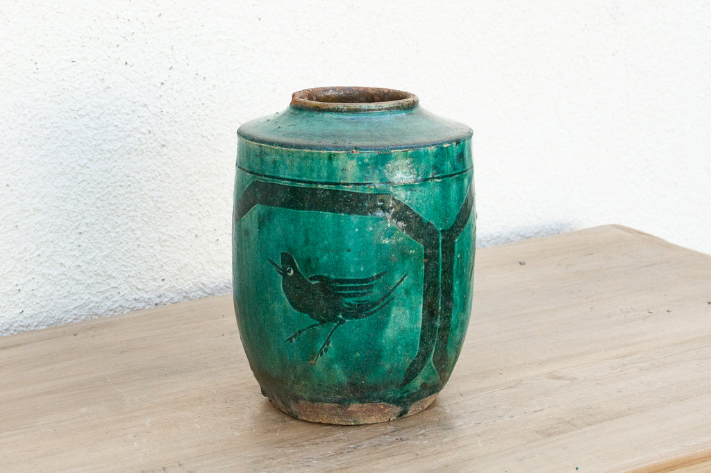 Jade Song Green Glazed Vase