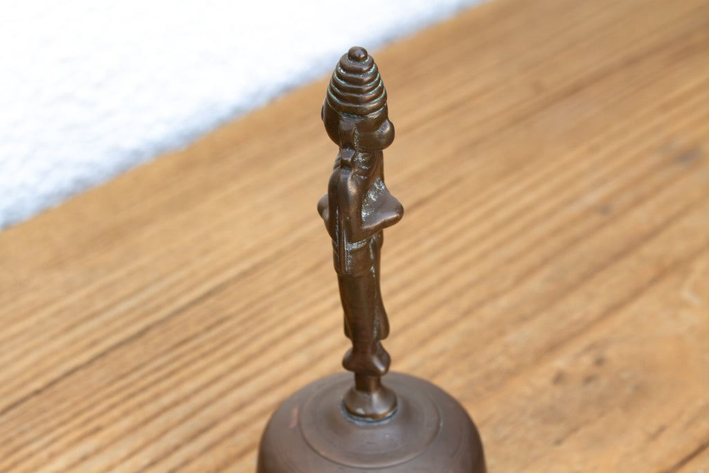 Antique Garuda Alter Bronze Hand Bell