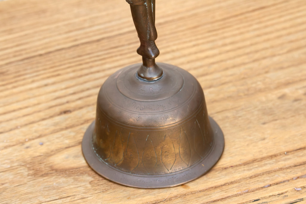 Antique Garuda Alter Bronze Hand Bell