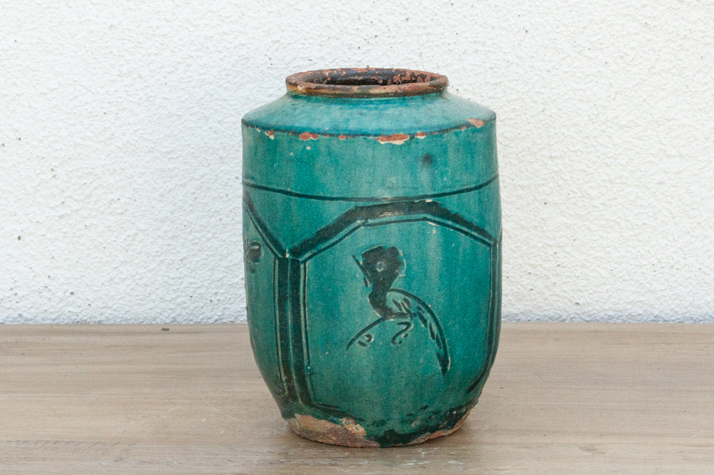 Vintage Green Haven Pot