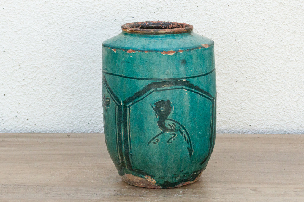 Vintage Green Haven Pot