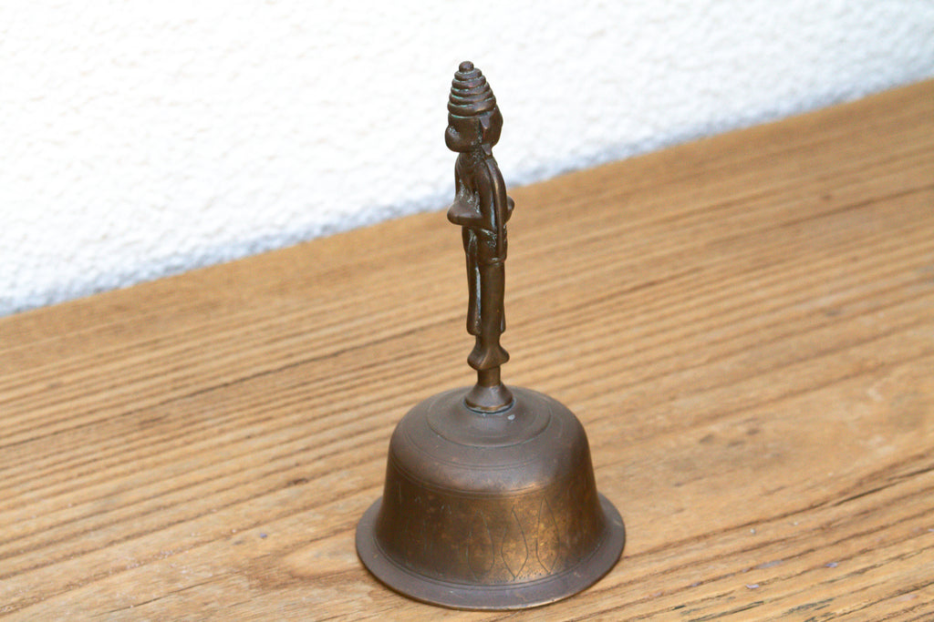 Antique Garuda Alter Bronze Hand Bell