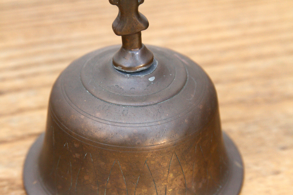Antique Garuda Alter Bronze Hand Bell