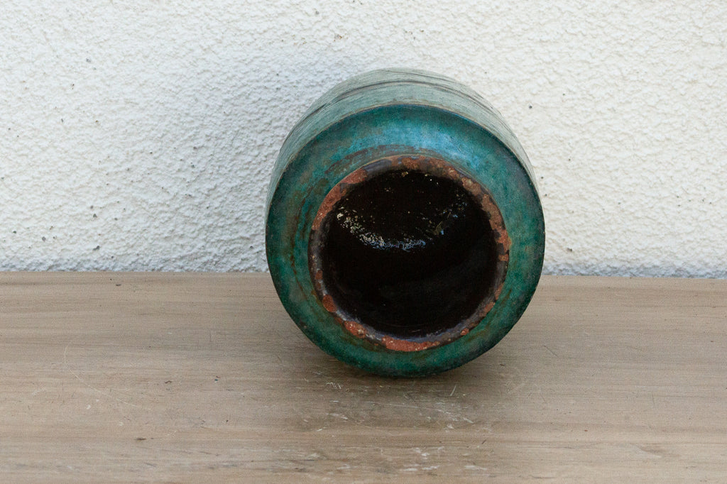 Calyra Asian Green Glaze Vase