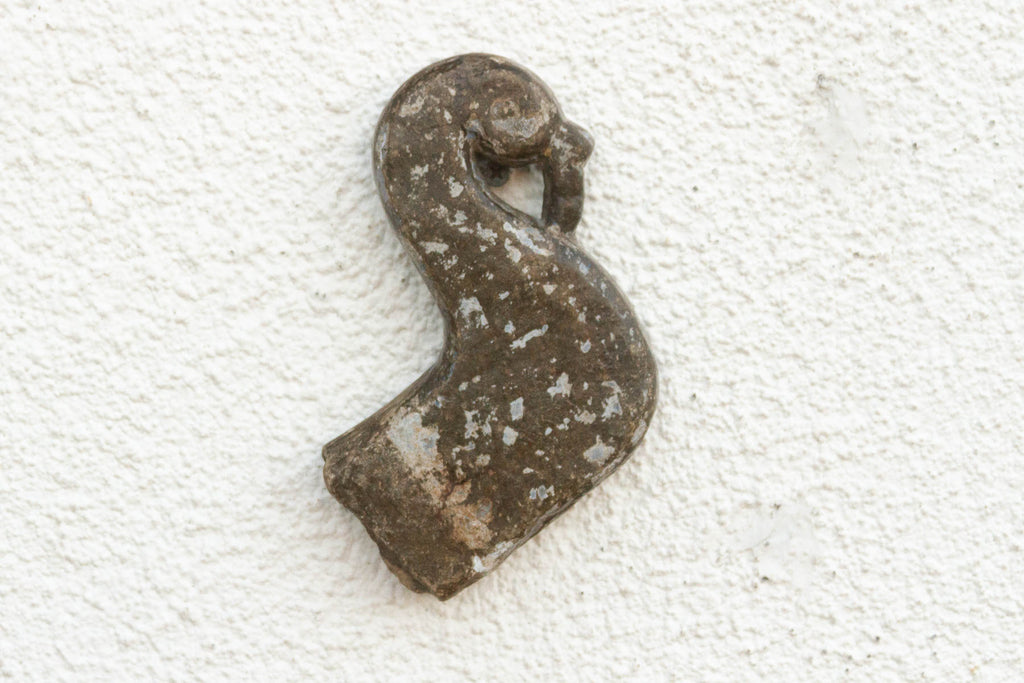 19th Century Small Stone Architectural Peacock