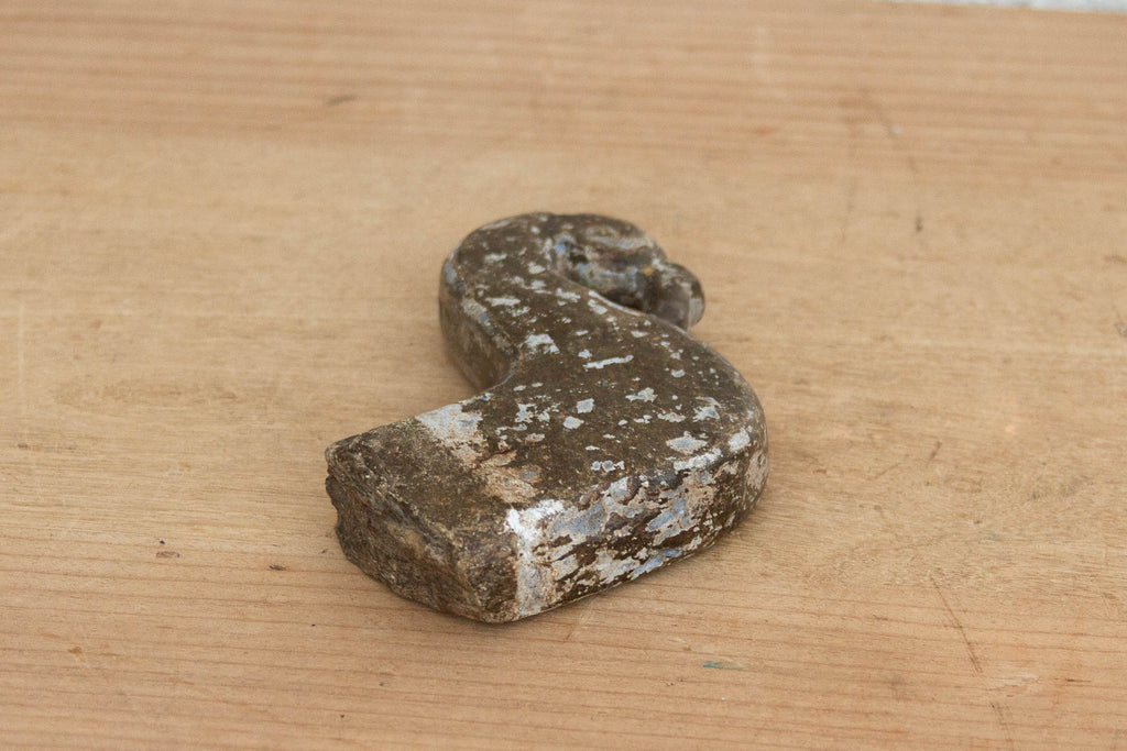 19th Century Small Stone Architectural Peacock