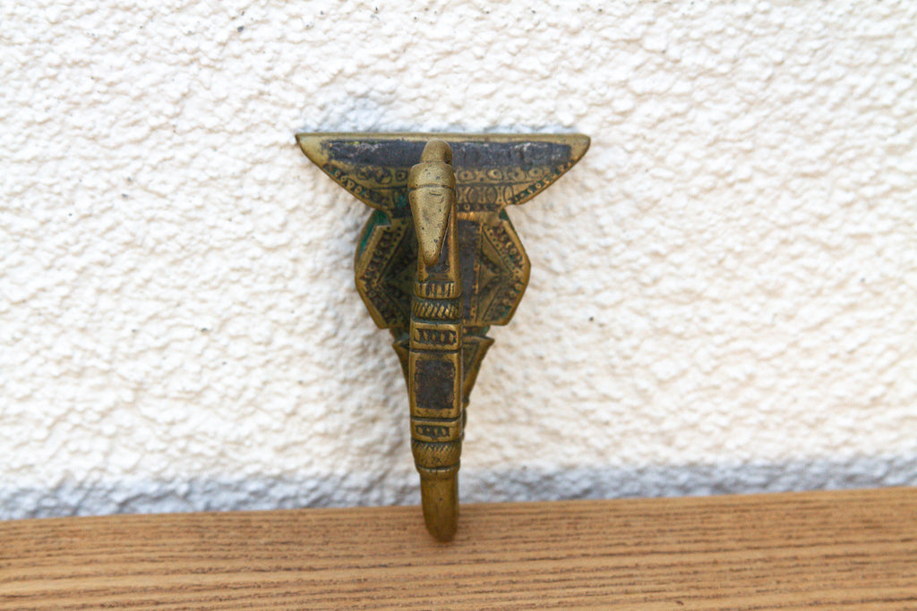 Antique Lotus Bud Saddle Hook