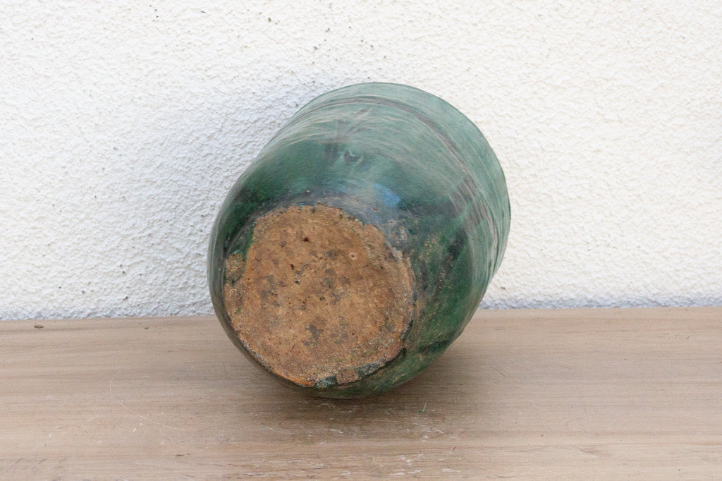 Chinese Wingbloom Glaze Green Vase