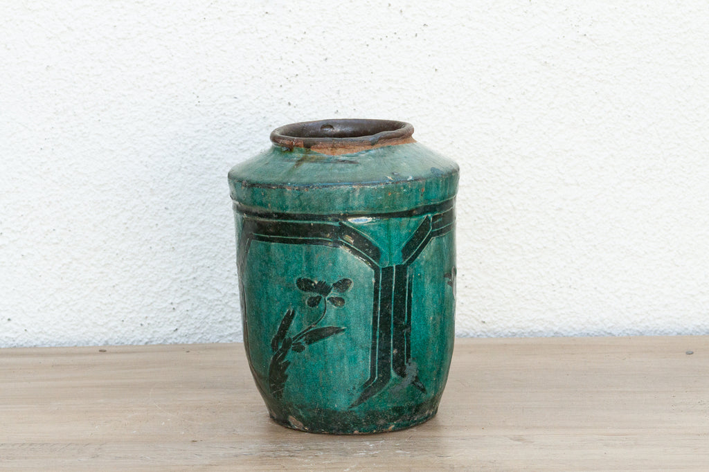 Forest Echo Glaze Asian Vase