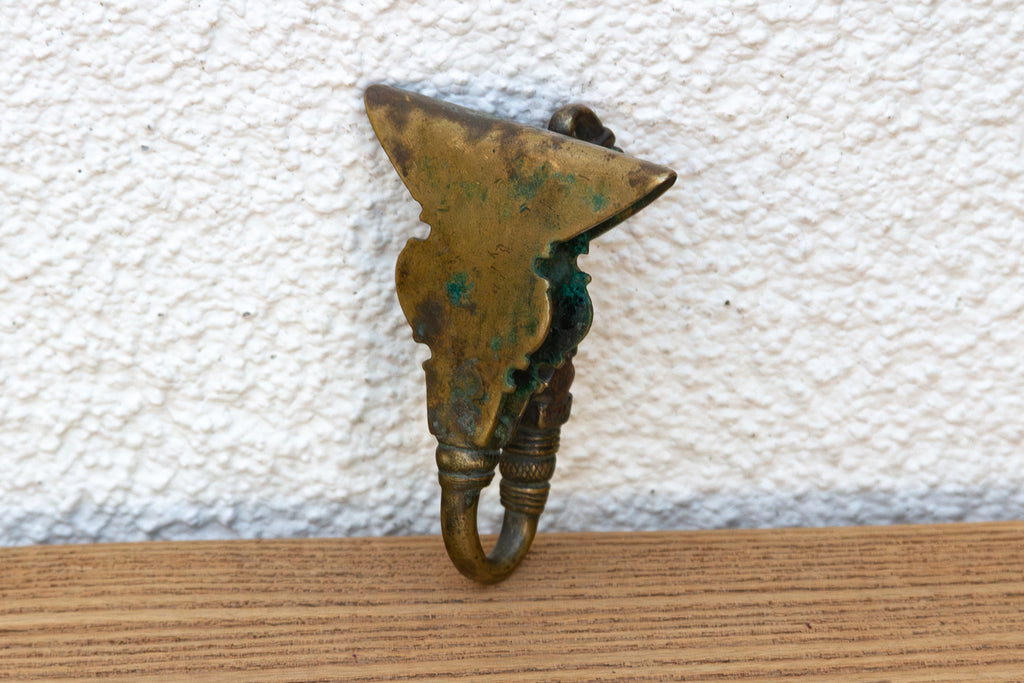 Tribal Totem Antique Metal Hook