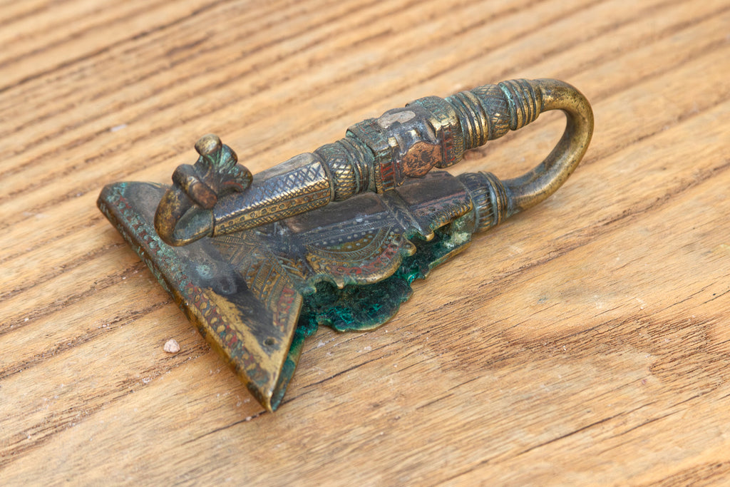 Tribal Totem Antique Metal Hook