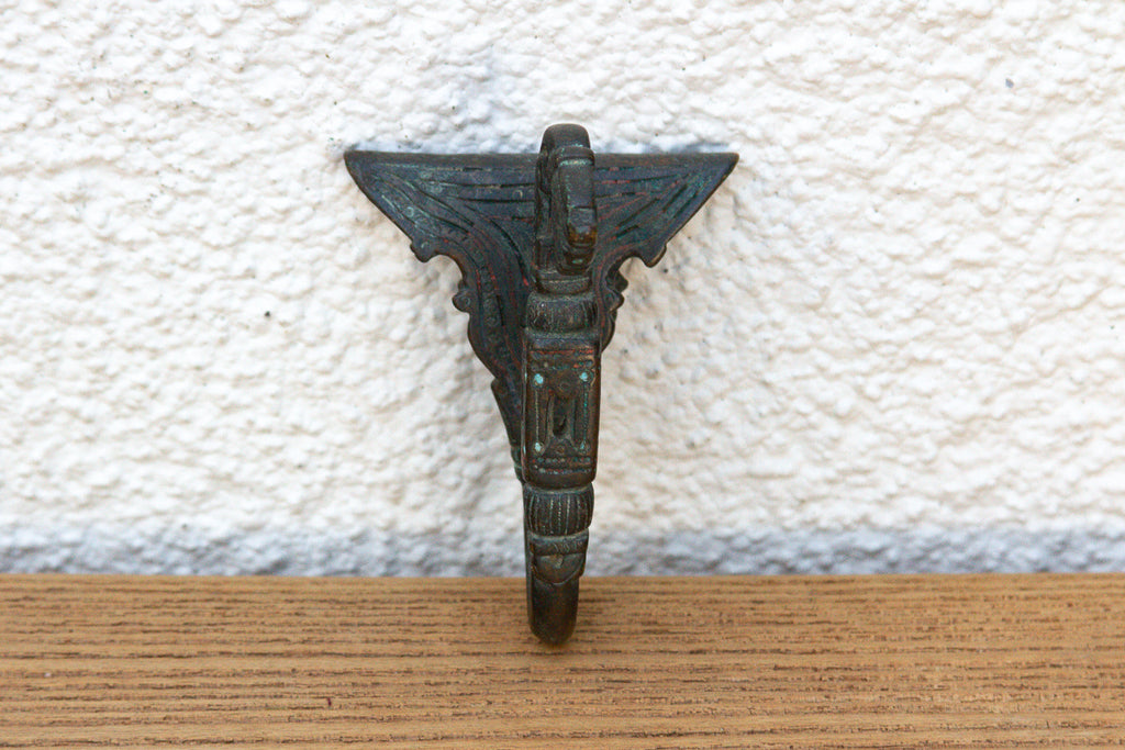 Diamond Shape Bronze Tribal Hook