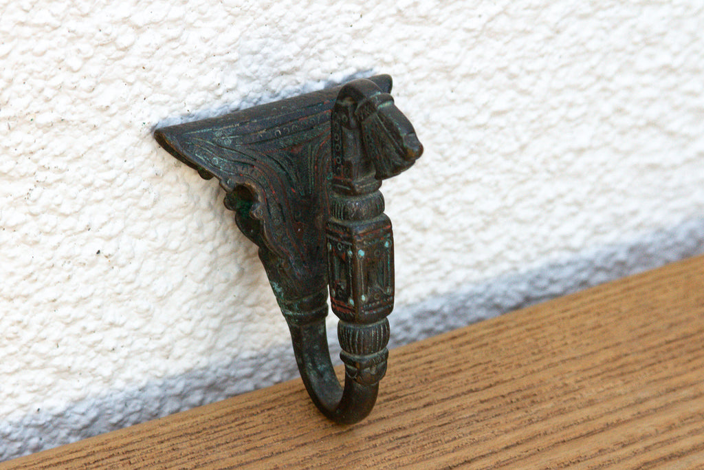 Diamond Shape Bronze Tribal Hook