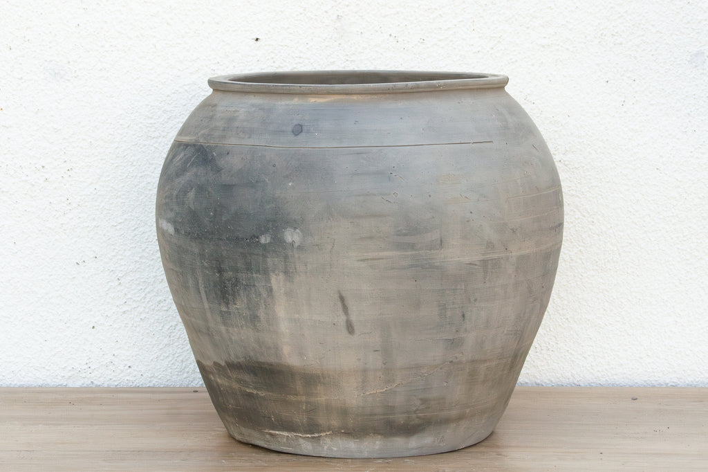 Vintage Clay Charcoal Urn