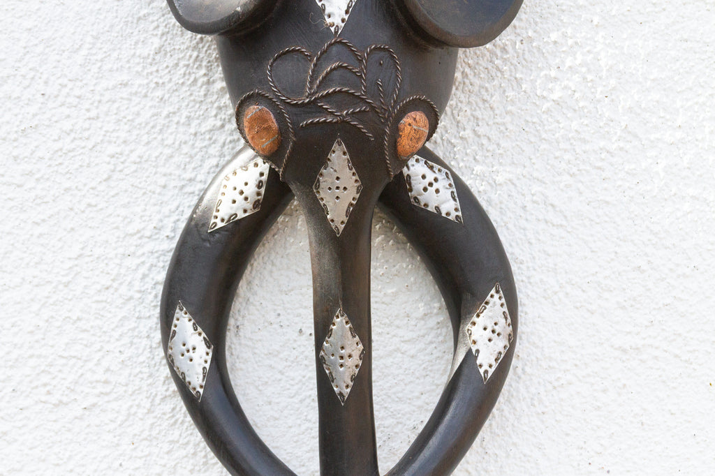 Majestic Wood & Metal African Elephant
