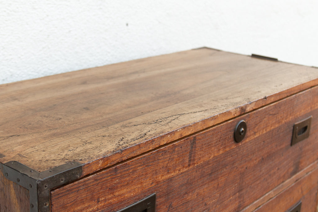Antique Japanese Stacking Tansu Chest