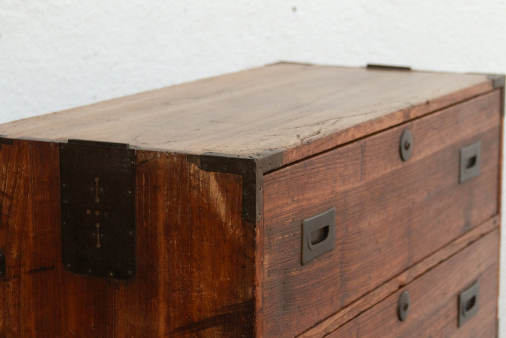 Antique Japanese Stacking Tansu Chest