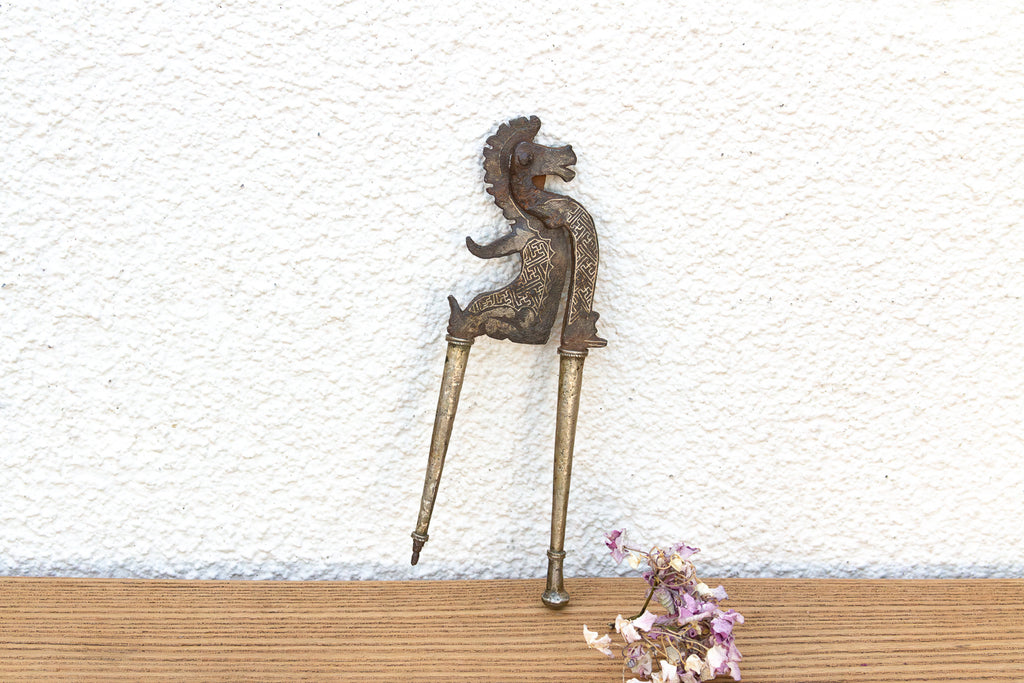 Antique Bronze & Iron Mythological Sarota