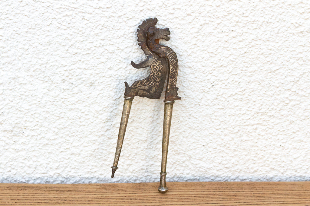 Antique Bronze & Iron Mythological Sarota