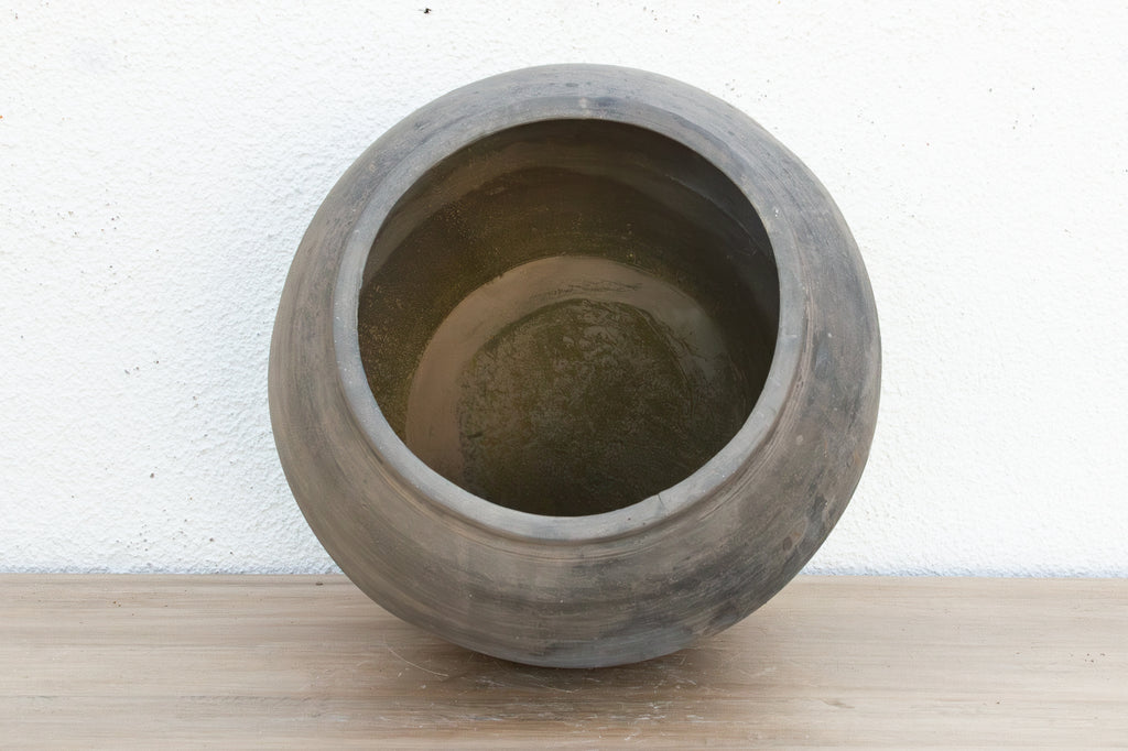Vintage Primitive Large Clay Pot