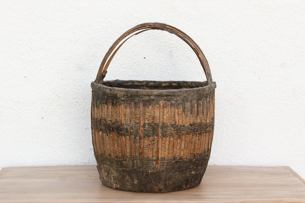 Vintage English Farmhouse Basket