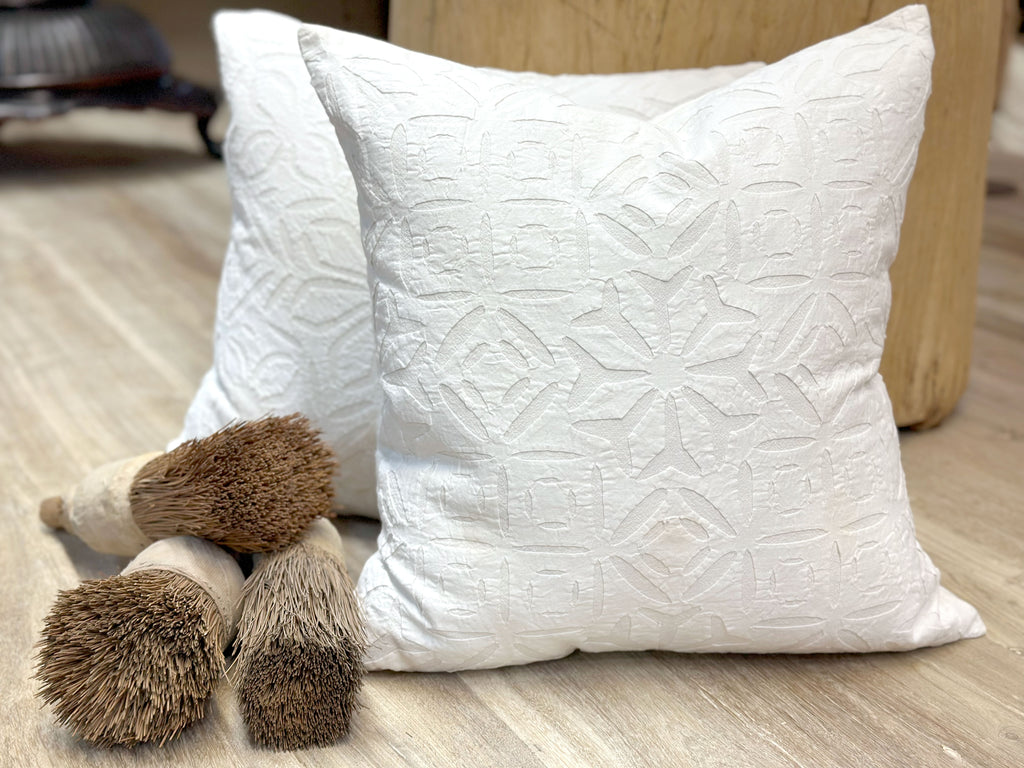 Oasis Star Applique Pillow Cover