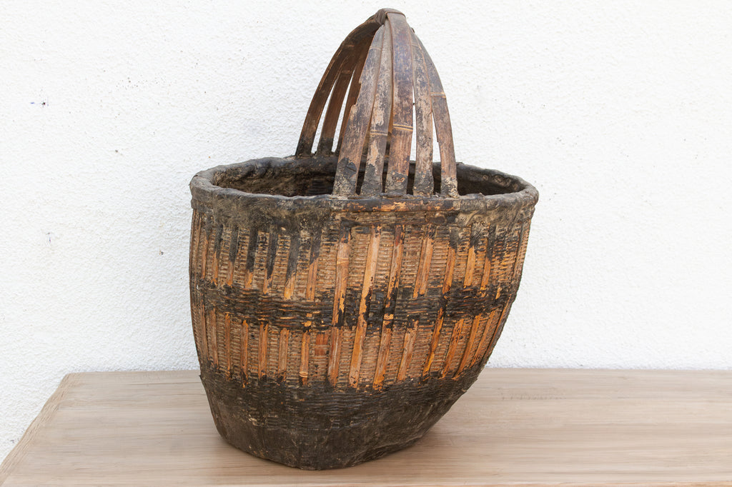 Vintage English Farmhouse Basket