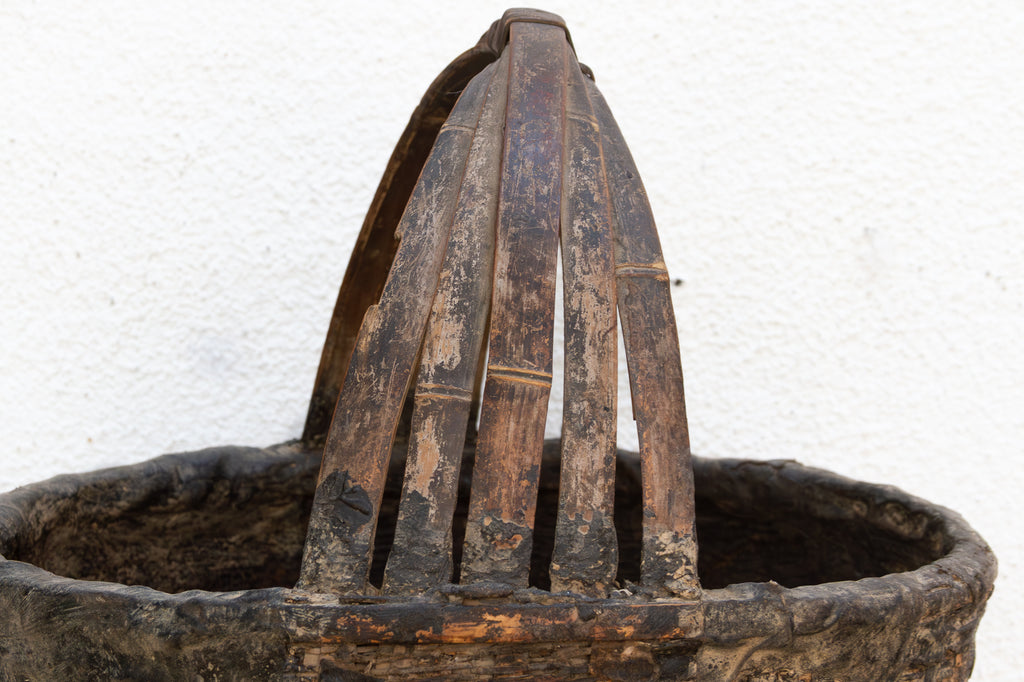 Vintage English Farmhouse Basket