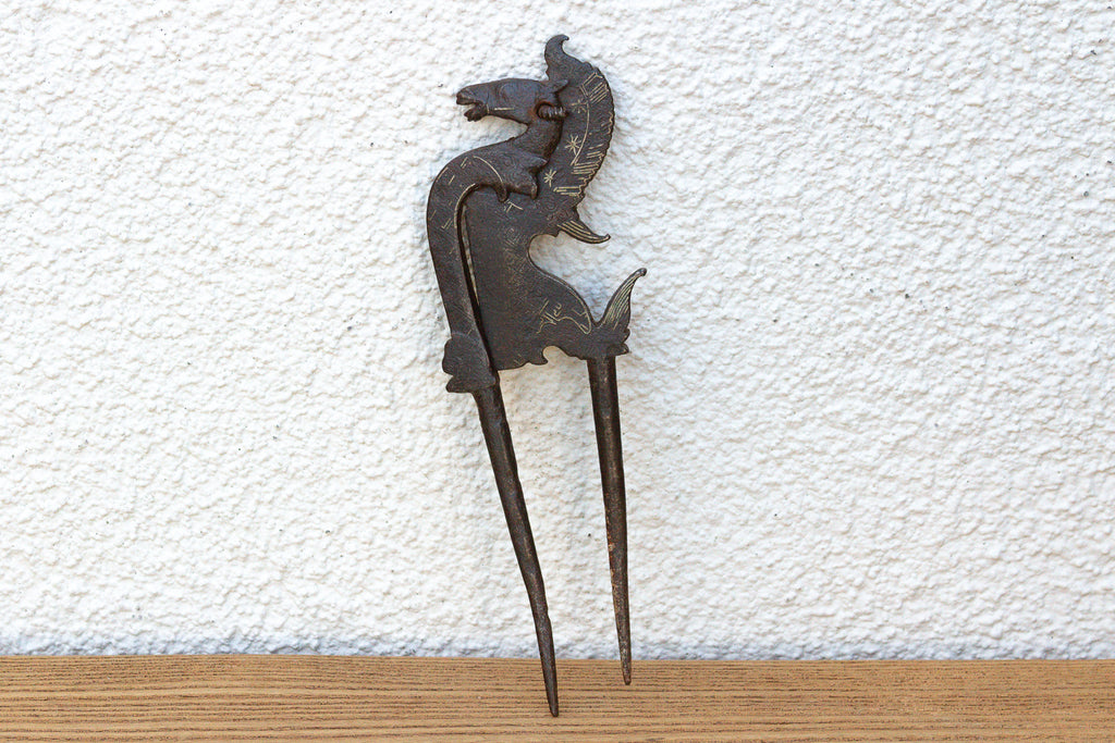Ancient North Indian Metal Betel Cutter