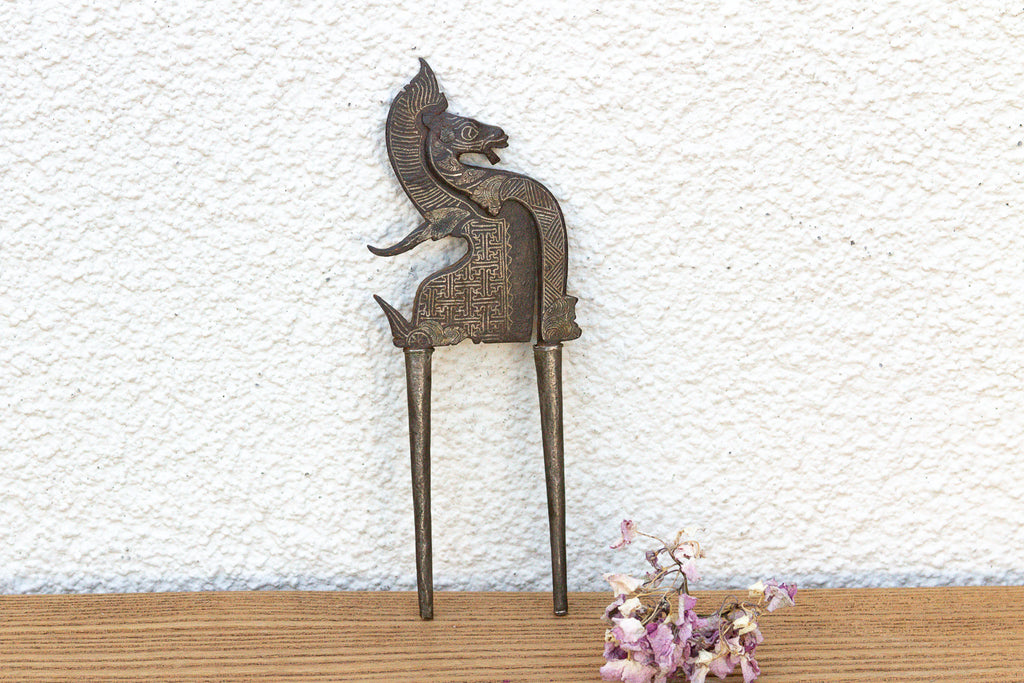 Finely Engraved Antique Sarata Cutter