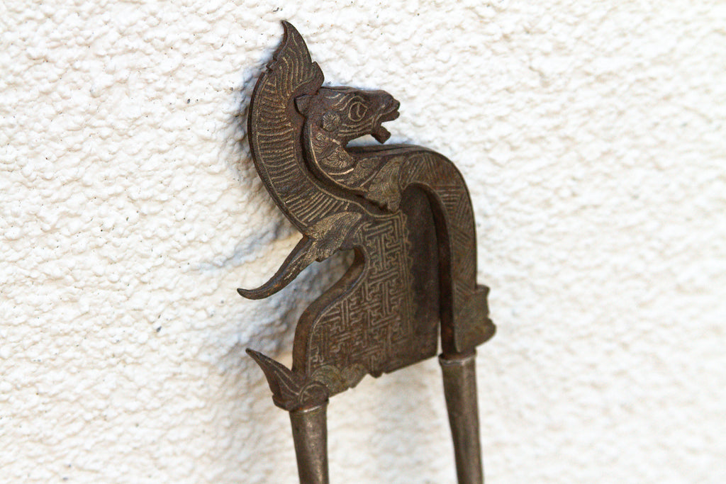 Finely Engraved Antique Sarata Cutter
