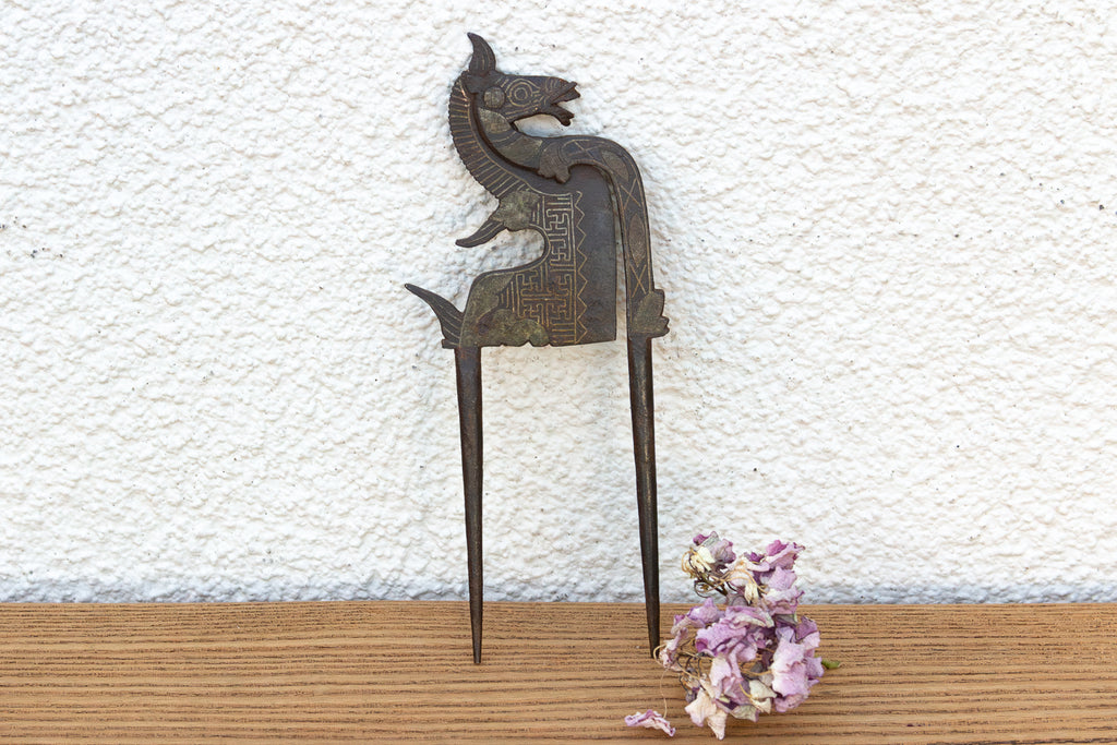 Antique Verdigris Metal Cutter