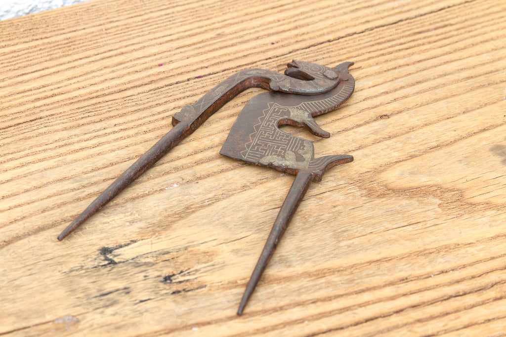 Antique Verdigris Metal Cutter