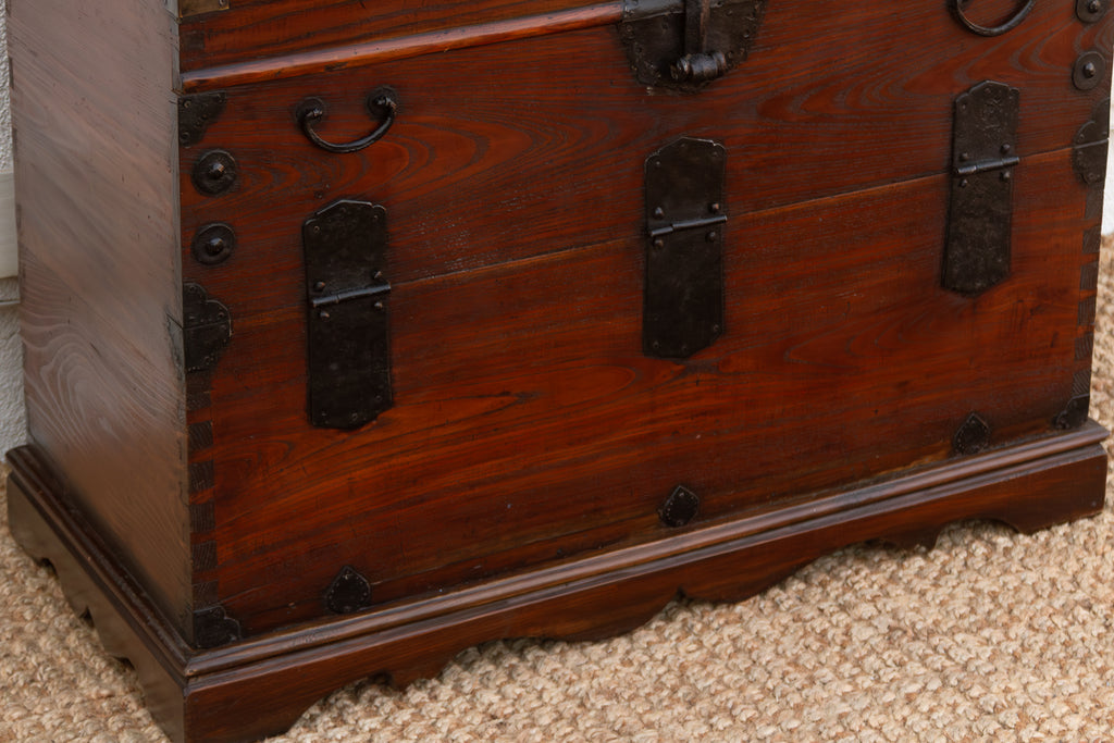 Early 20th Century Korean Persimmon Wood Cabinet (Trade)