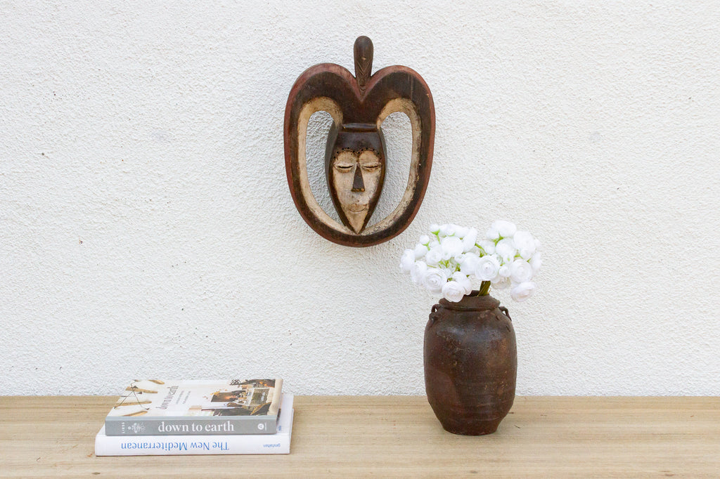 African Kwele Mask, Heartwood Harmony