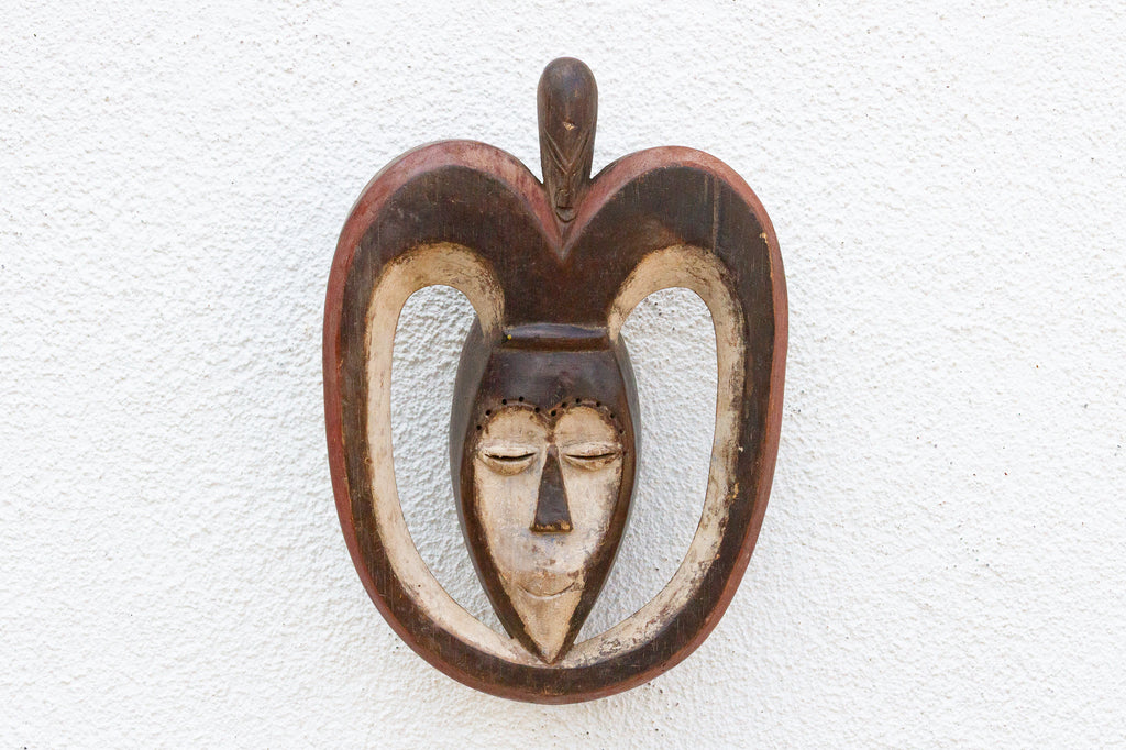 African Kwele Mask, Heartwood Harmony