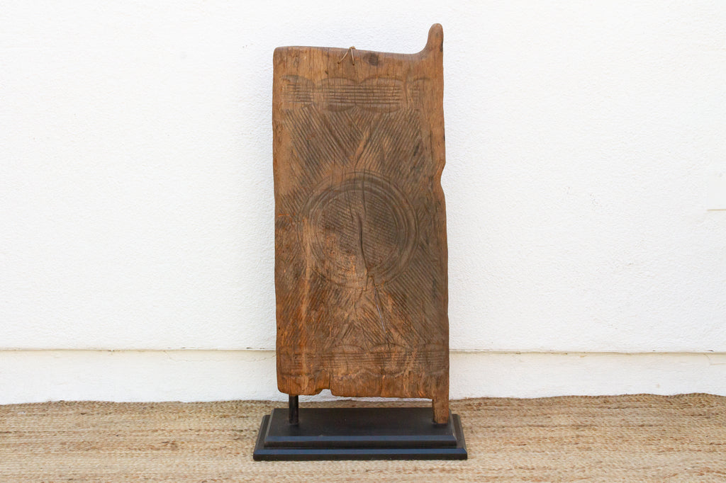Antique Primitive Carved Igbo Door