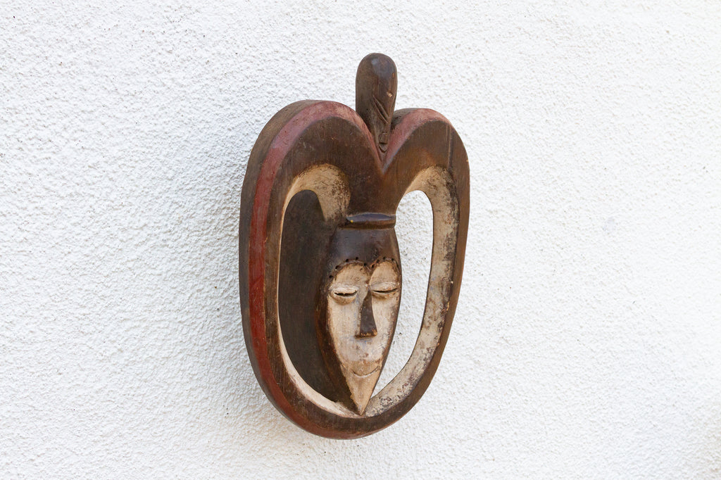 African Kwele Mask, Heartwood Harmony