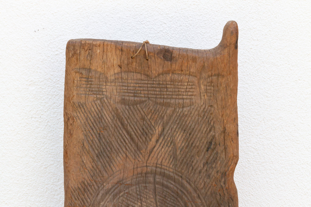 Antique Primitive Carved Igbo Door