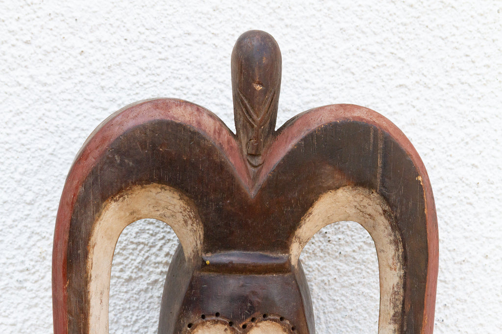African Kwele Mask, Heartwood Harmony