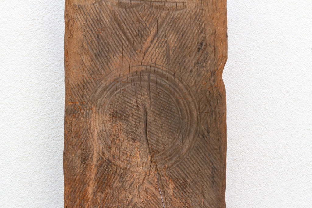 Antique Primitive Carved Igbo Door