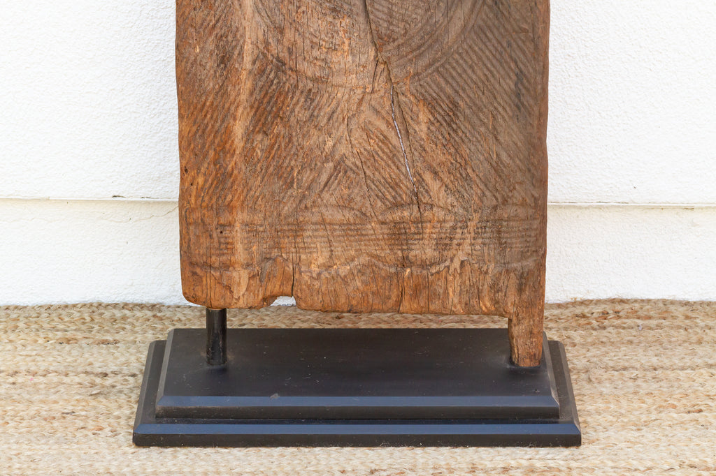 Antique Primitive Carved Igbo Door