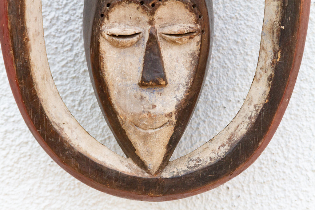 African Kwele Mask, Heartwood Harmony
