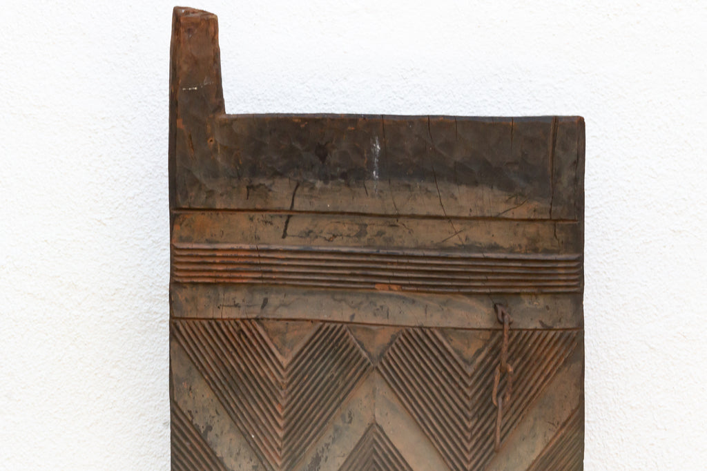 Diamond Motif Bamana African Carved Door (Trade)