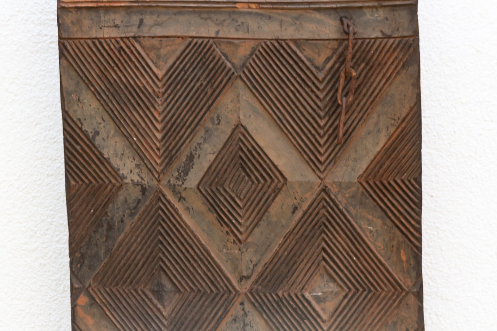 Diamond Motif Bamana African Carved Door (Trade)