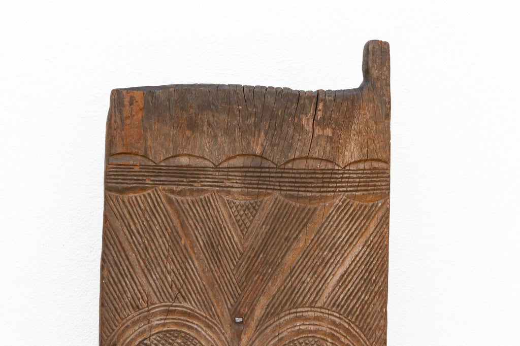 Twin Ring Antique Igbo African Door