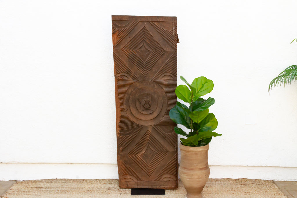 Heritage Antique African Sunburst Medallion Door
