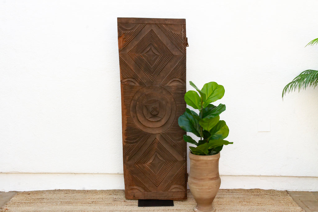 Heritage Antique African Sunburst Medallion Door